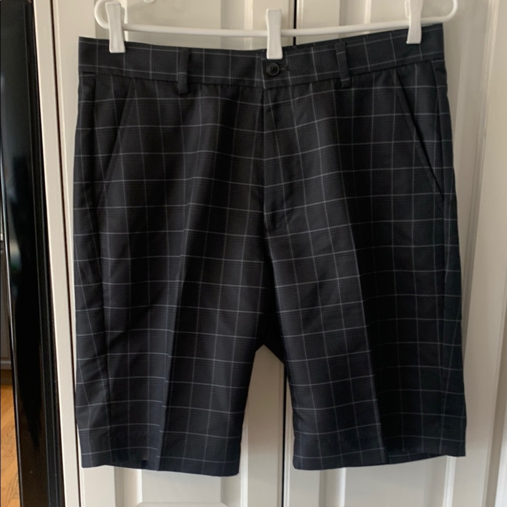 Greg Norman Collection Grey Flat Front Shorts